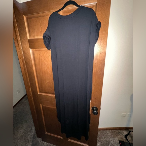✨Last One! NEW Short Sleeve Black Long Maxi Dress! - Picture 7 of 7